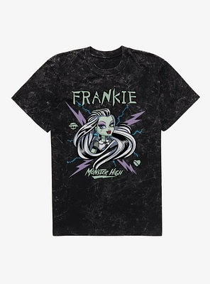 Monster High Frankie Stein Bolts Mineral Wash T-Shirt