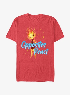Disney Pixar Elemental Ember Opposites React T-Shirt