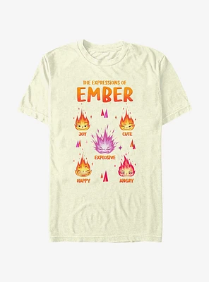 Disney Pixar Elemental Expressions Of Ember T-Shirt