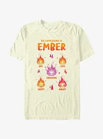 Disney Pixar Elemental Expressions Of Ember T-Shirt