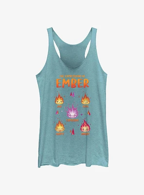 Disney Pixar Elemental Expressions Of Ember Girls Tank