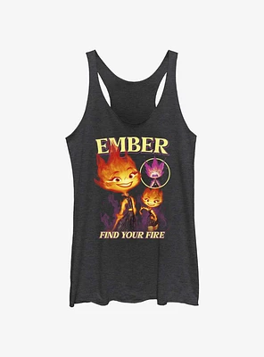Disney Pixar Elemental Ember Find Your Fire Girls Tank