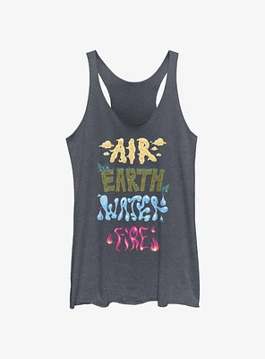 Disney Pixar Elemental Text Stack Girls Tank