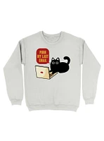 Purr My Last Email Black Cat Sweatshirt