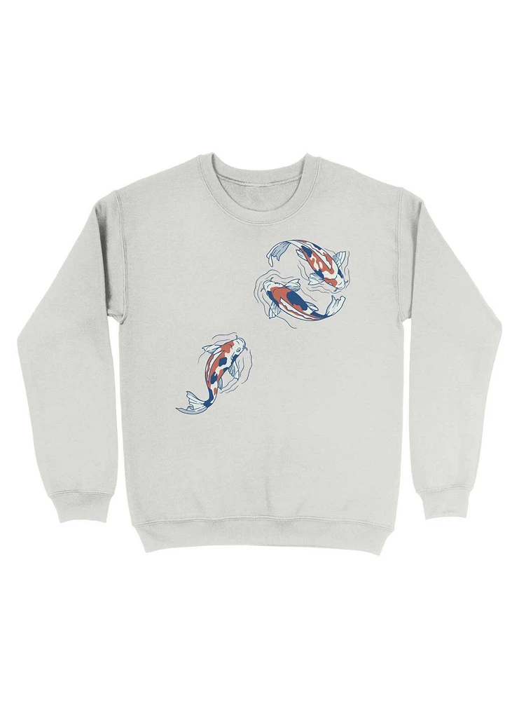 Koi Lake Traditional Japanese Sweatshirt