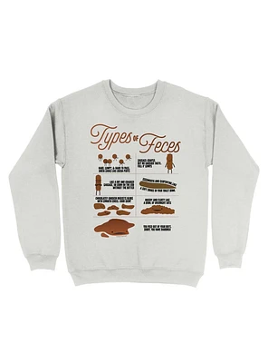 Types of Feces Poop Chart - Funny Stool Graphic Sweatshirt