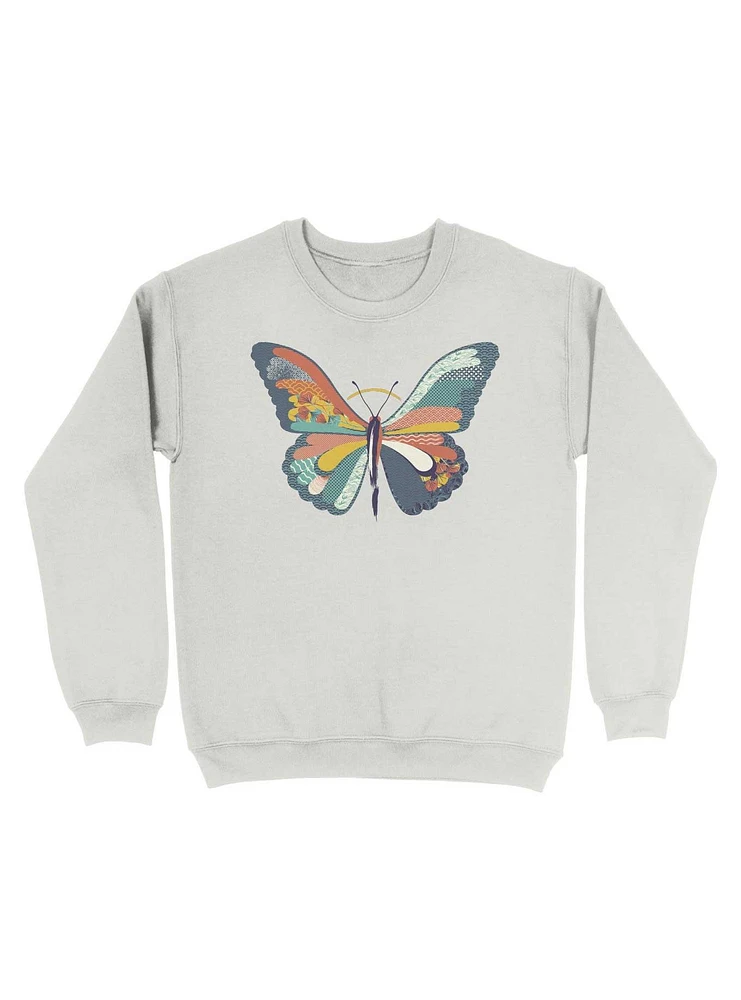 Japanese Pattern Butterfly Art Sweatshirt