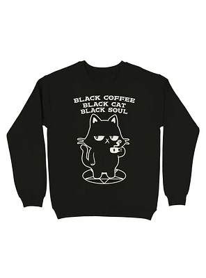 Black Coffee Cat Soul Sweatshirt