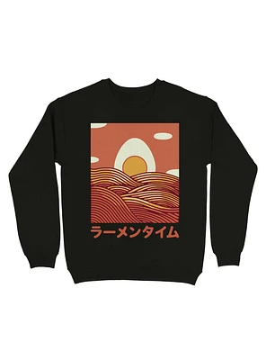 Minimalist Sunset Egg Noodles Sweatshirt