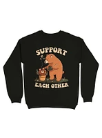 Support Each Other Lovely Bears Sweatshirt