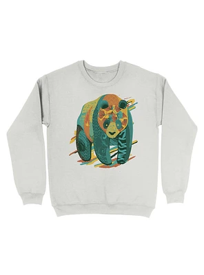 Colorful Tattooed Panda Textures Sweatshirt