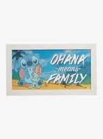 Disney Lilo & Stitch Ohana Beach Framed Wall Art