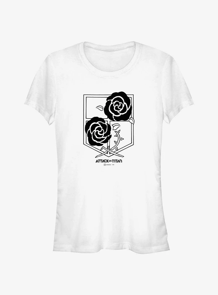 Attack on Titan Garrison Regiment Logo Girls T-Shirt