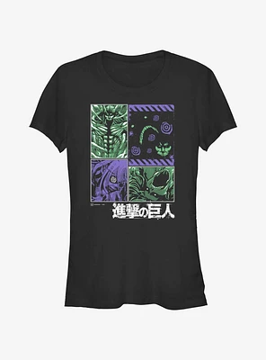 Attack on Titan Armored Founding and Titans Girls T-Shirt