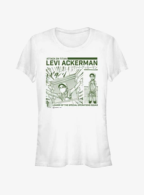 Attack on Titan Cleaning Levi Girls T-Shirt Hot Topic Web Exclusive