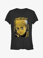 Attack on Titan Armin Arlert Portrait Girls T-Shirt Hot Topic Web Exclusive