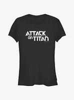 Attack on Titan Logo Girls T-Shirt
