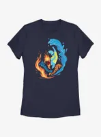 Disney Pixar Elemental Naturally Awesome Ember & Wade Womens T-Shirt