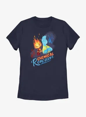 Disney Pixar Elemental Chemical Reaction Ember & Wade Womens T-Shirt