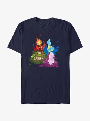 Disney Pixar Elemental Ember Wade Fern & Gale T-Shirt