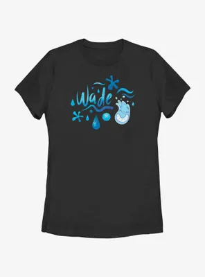 Disney Pixar Elemental Wade Element Badge Womens T-Shirt