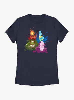 Disney Pixar Elemental Ember Wade Fern & Gale Womens T-Shirt