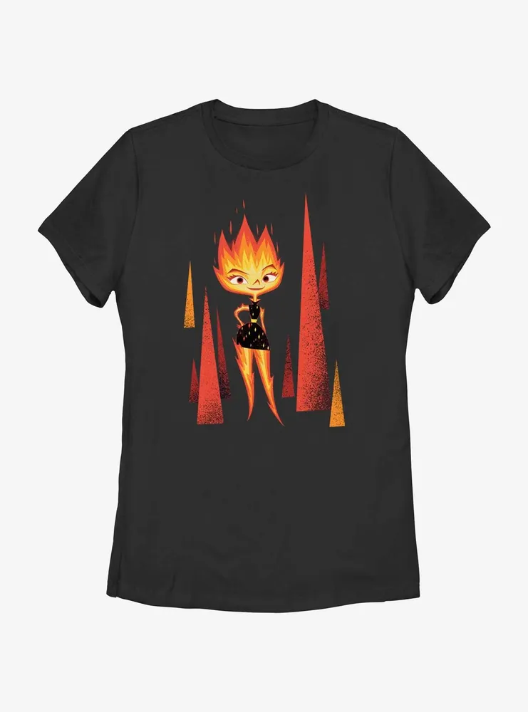 Disney Pixar Elemental Be Fire Ember Womens T-Shirt