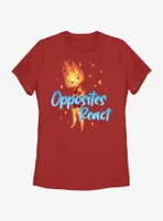 Disney Pixar Elemental Ember Opposite Womens T-Shirt