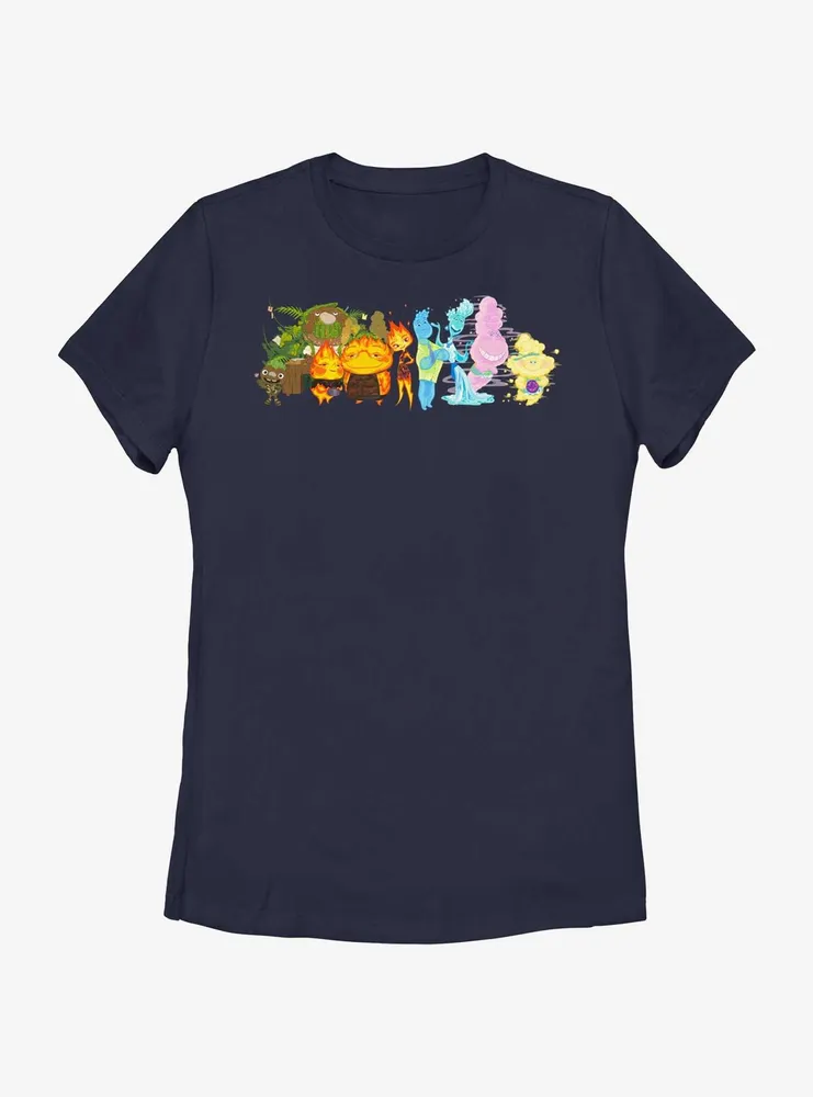 Disney Pixar Elemental Big Groupshot Womens T-Shirt