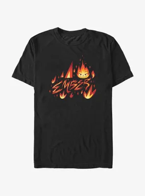 Disney Pixar Elemental Ember Element Badge T-Shirt