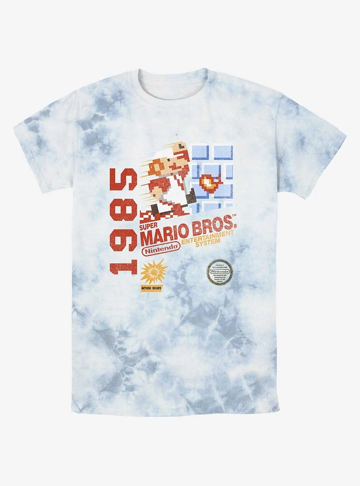 Nintendo Mario 1985 Vintage Bros Tie-Dye T-Shirt