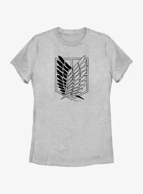 Attack on Titan Scout Regiment Wings of Freedom Womens T-Shirt
