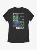 Attack on Titan Armored Founding and Titans Womens T-Shirt