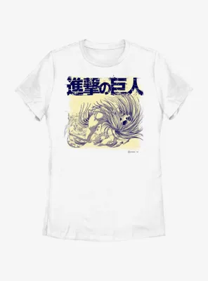 Attack on Titan Finding Overlay Womens T-Shirt