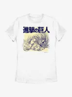 Attack on Titan Finding Overlay Womens T-Shirt