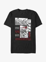 Attack on Titan Eren vs. Reiner Battle Sequence T-Shirt