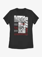 Attack on Titan Eren vs. Reiner Battle Sequence Womens T-Shirt