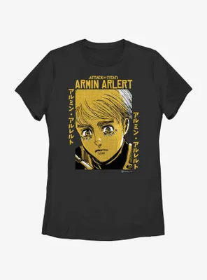 Attack on Titan Armin Arlert Portrait Womens T-Shirt BoxLunch Web Exclusive