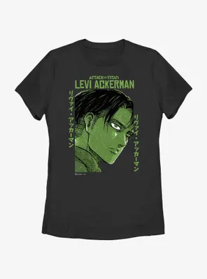 Attack on Titan Levi Ackerman Portrait Womens T-Shirt