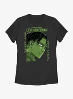 Attack on Titan Levi Ackerman Portrait Womens T-Shirt