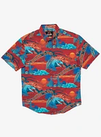 RSVLTS Jurassic Park "Don't Move" Button-Up Shirt