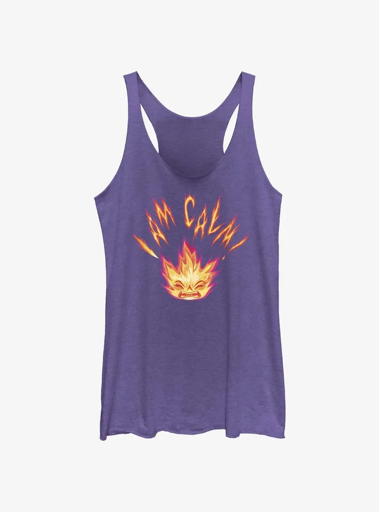 Disney Pixar Elemental I Am Calm Ember Womens Tank Top