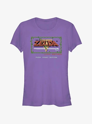 The Legend of Zelda Pixelated Logo Girls T-Shirt