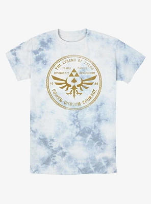 The Legend of Zelda Legendary Courage Tie-Dye T-Shirt