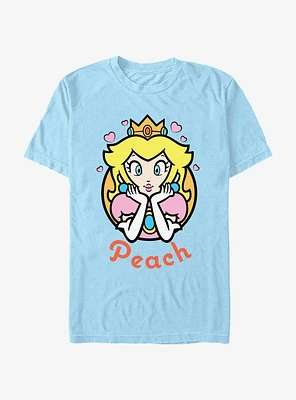 Nintendo Mario Peach Hearts T-Shirt