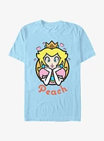 Nintendo Mario Peach Hearts T-Shirt
