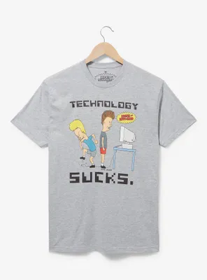 Beavis & Butt-Head Technology Sucks T-Shirt - BoxLunch Exclusive