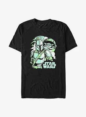 Star Wars The Mandalorian Mando Pop Big & Tall T-Shirt