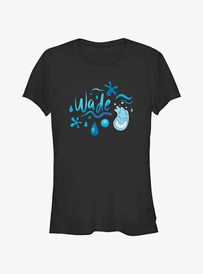 Disney Pixar Elemental Wade Element Badge Girls T-Shirt