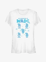 Disney Pixar Elemental Expressions Of Wade Girls T-Shirt